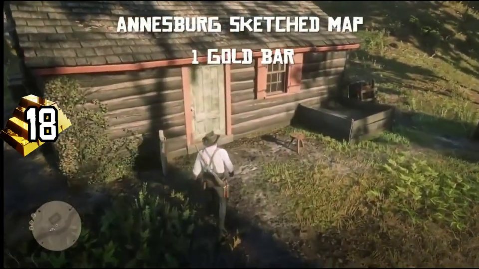 Annesburg sketched map