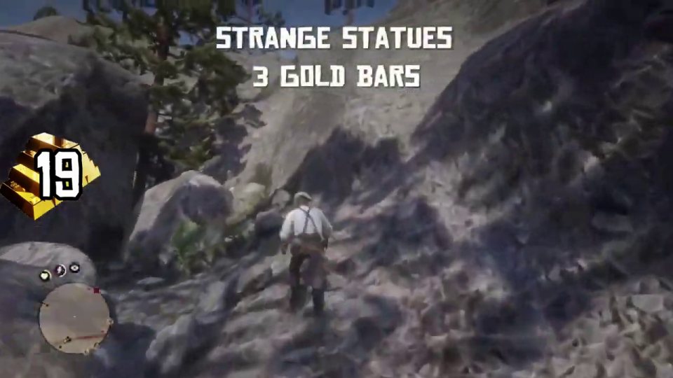 Strange Statues (3 gold bars)