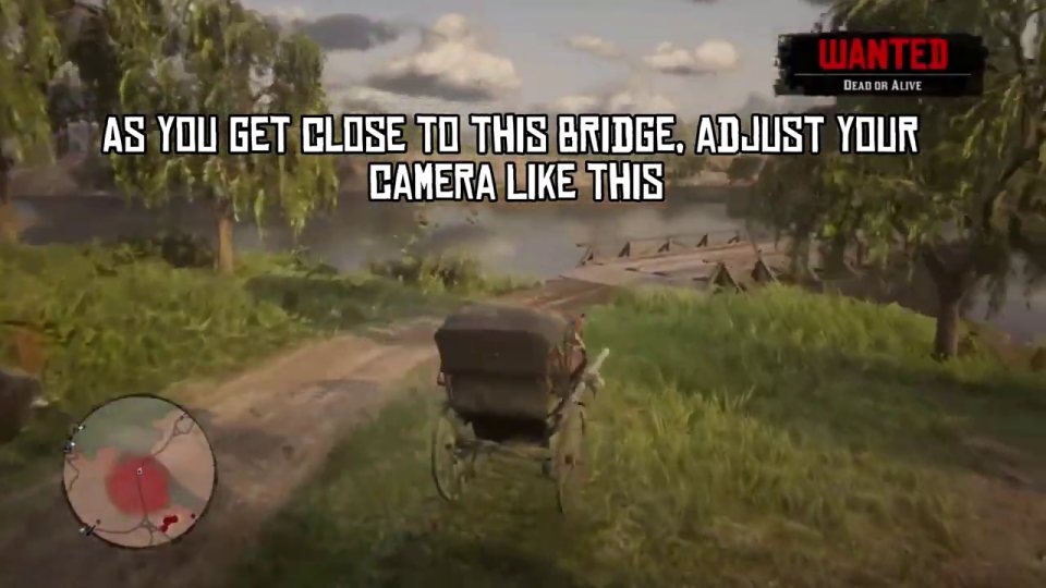 At the bridge: set the camera
