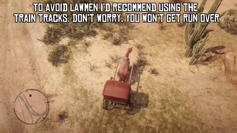 Drive on the train tracks