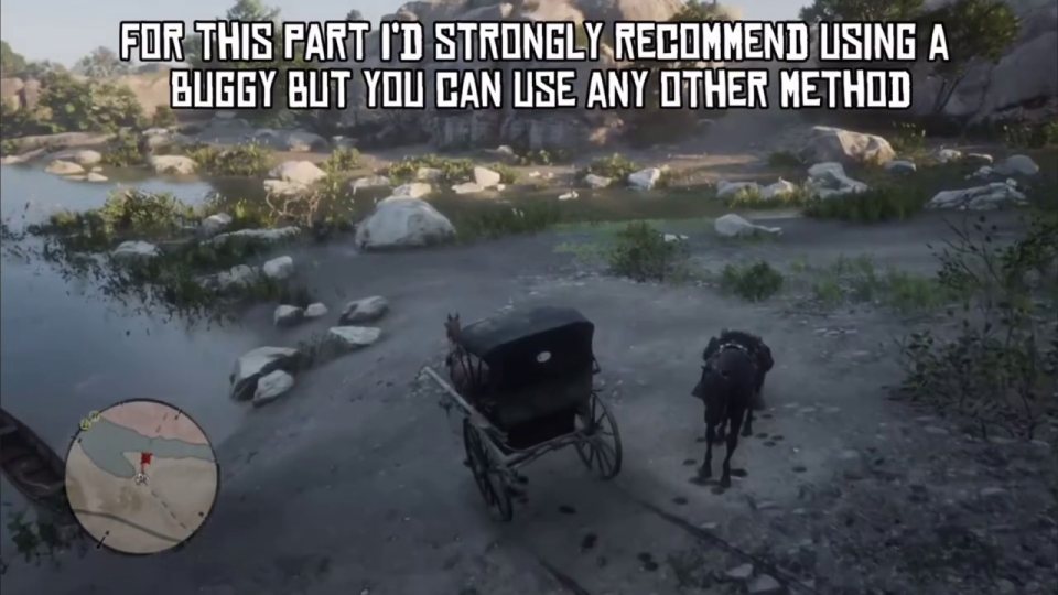 Get a buggy and pick your path