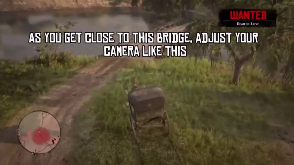 Adjust the camera near the bridge