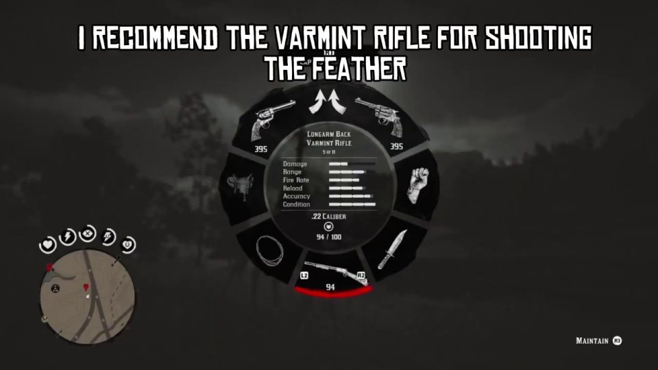 Shoot the feather