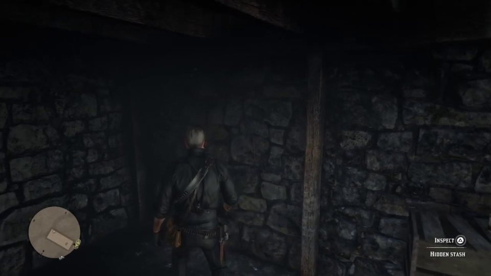 Inspect the hidden stash in the wardrobe
