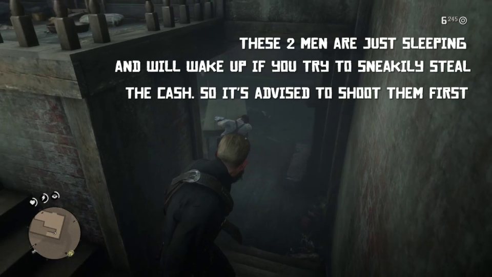 Shoot the two sleeping men