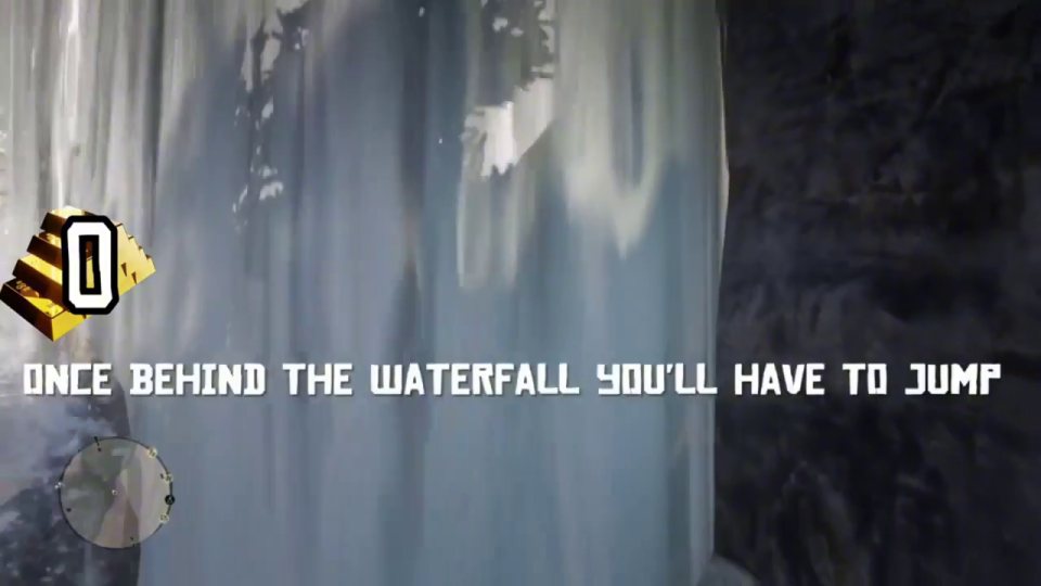 Jump behind the waterfall
