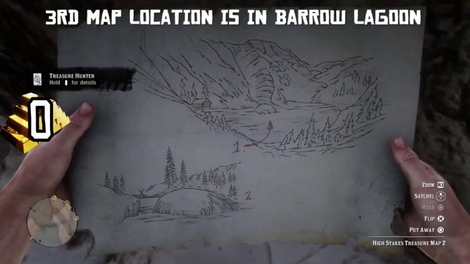 Map 3: Barrow Lagoon - the broken tree