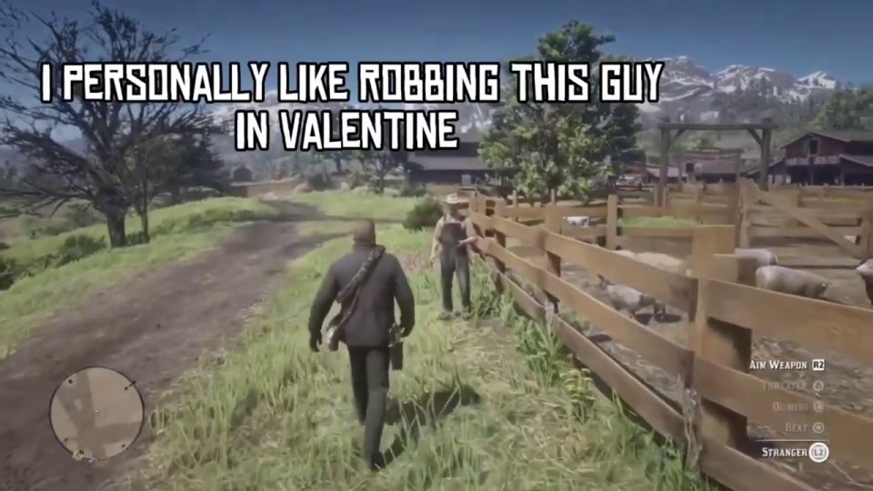 Pick the man to rob