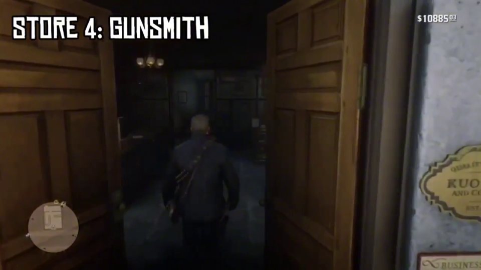 Rob the gunsmith (store 4)