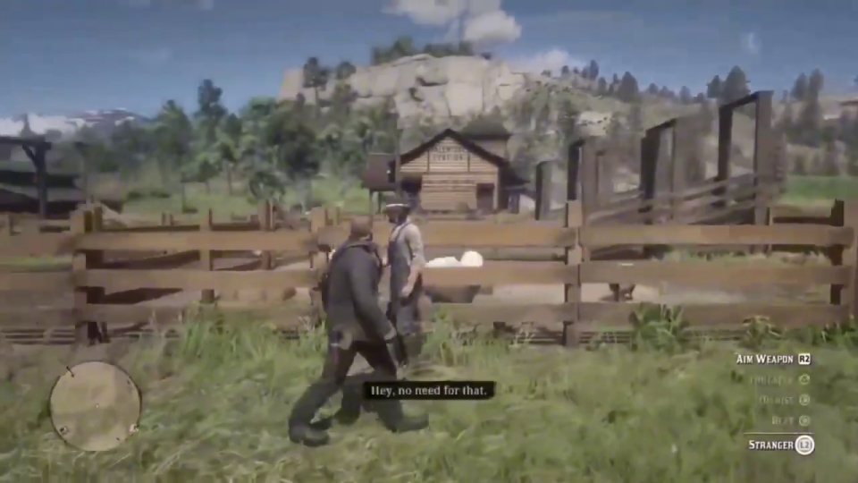 Rob him (do NOT shoot)