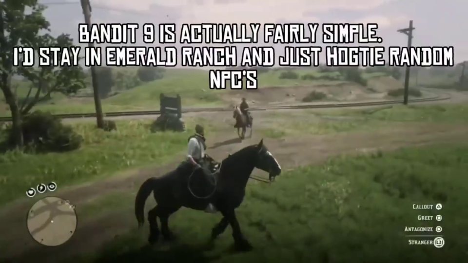 Bandit 9: hogtie people at Emerald Ranch