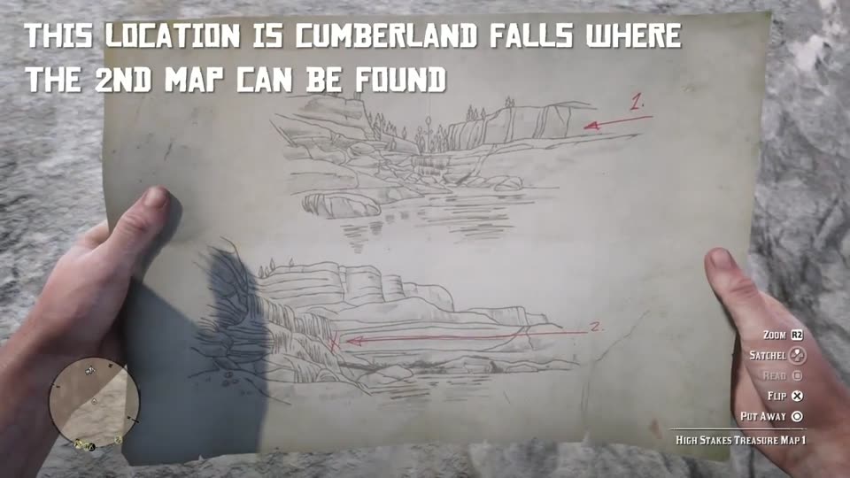Second map at Cumberland Falls