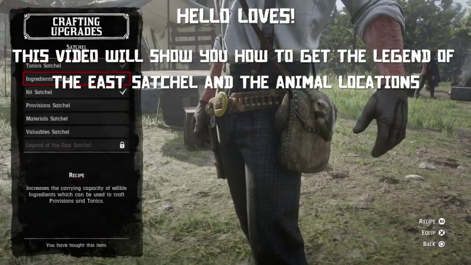 Write down the pelt list