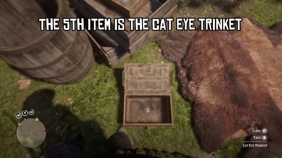 Cat Eye trinket on the island by Braithwaite Manor